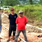 Subandi Tinjau Pembangunan Jalan di Loa Bakung Samarinda