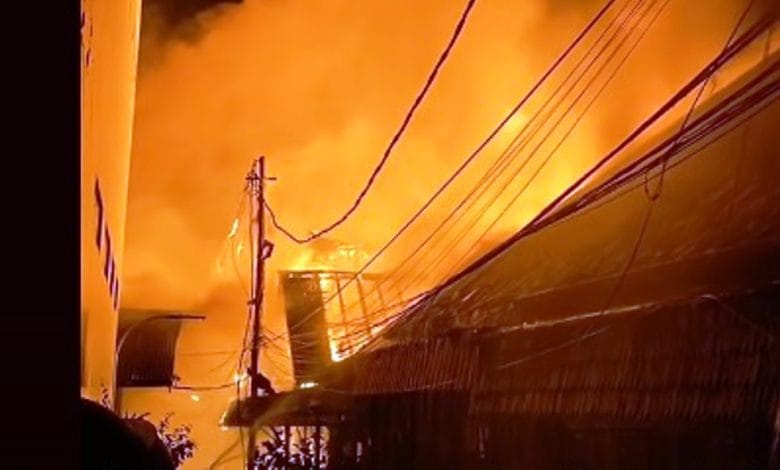 kebakaran jalan abul hasan samarinda