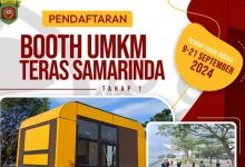 booth UMKM Teras Samarinda