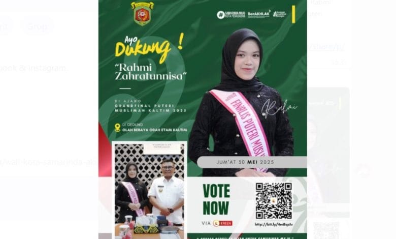 Rahmi Zahratunnisa Finalis Puteri Muslimah Kalimantan Timur