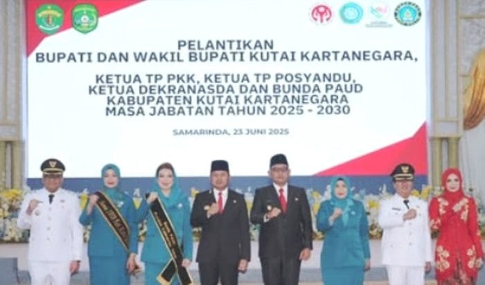 pelantikan bupati Kukar 2025