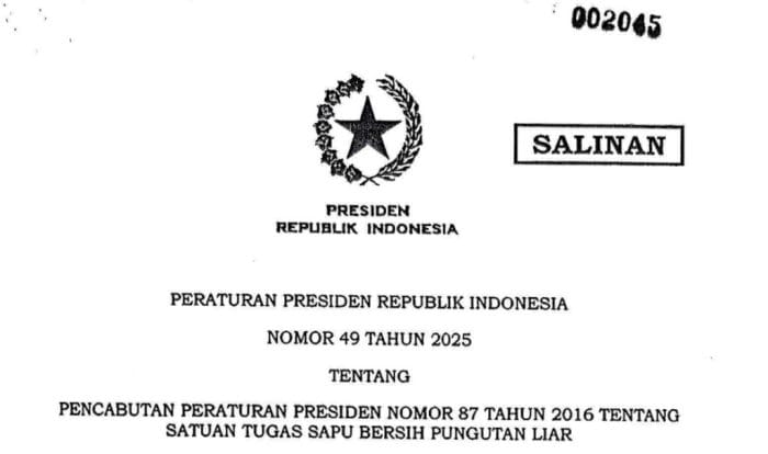 Prabowo Cabut Saber Pungli