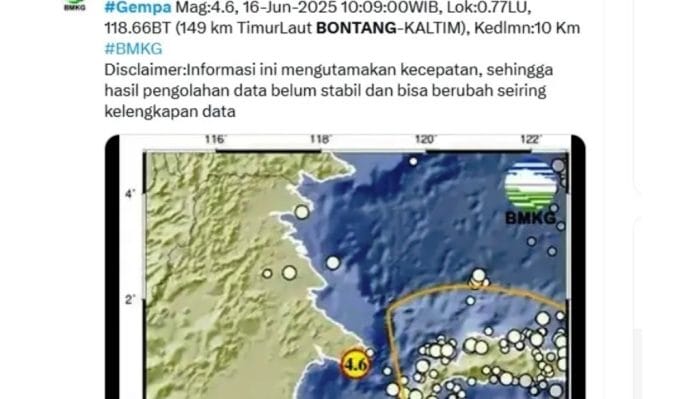 Gempa Bontang