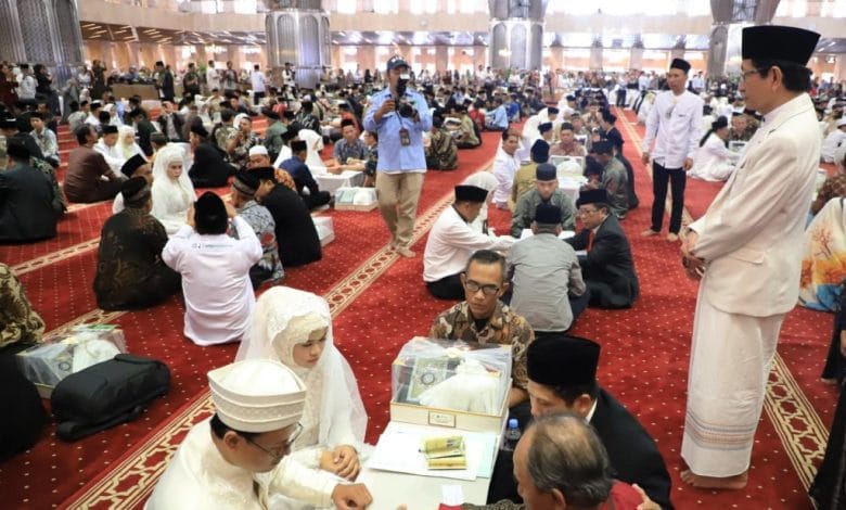 nikah massal di Istiqlal