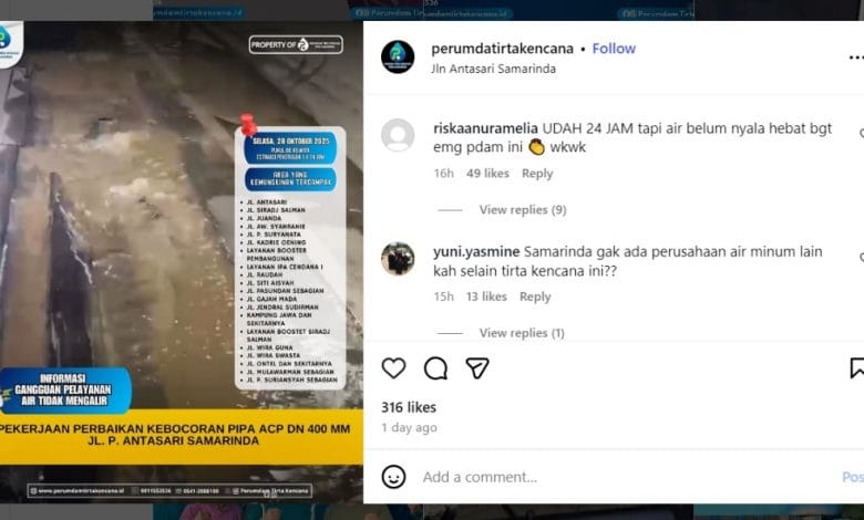 air bersih Samarinda