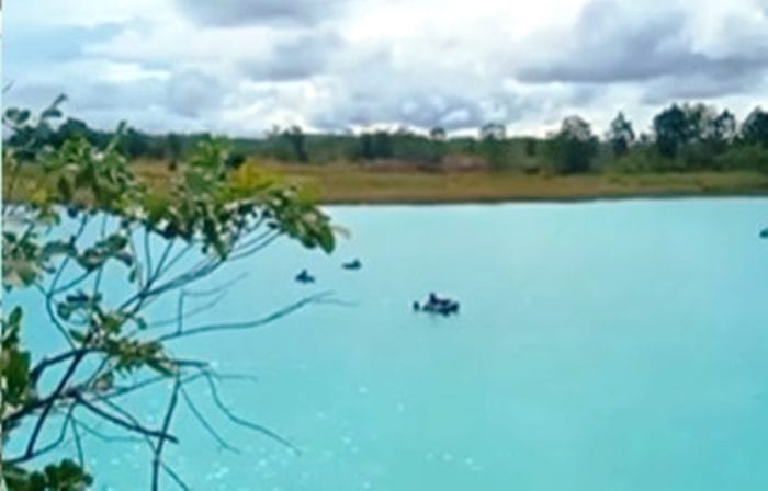 Danau Biru Desa Panca Jaya