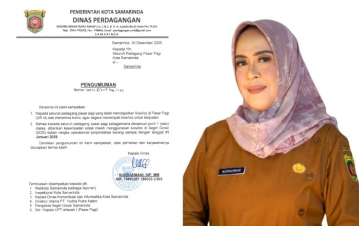 pembukaan pasar pagi samarinda