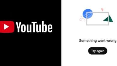 YouTube error global