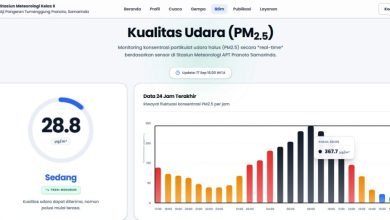 kualitas udara samarinda hari ini